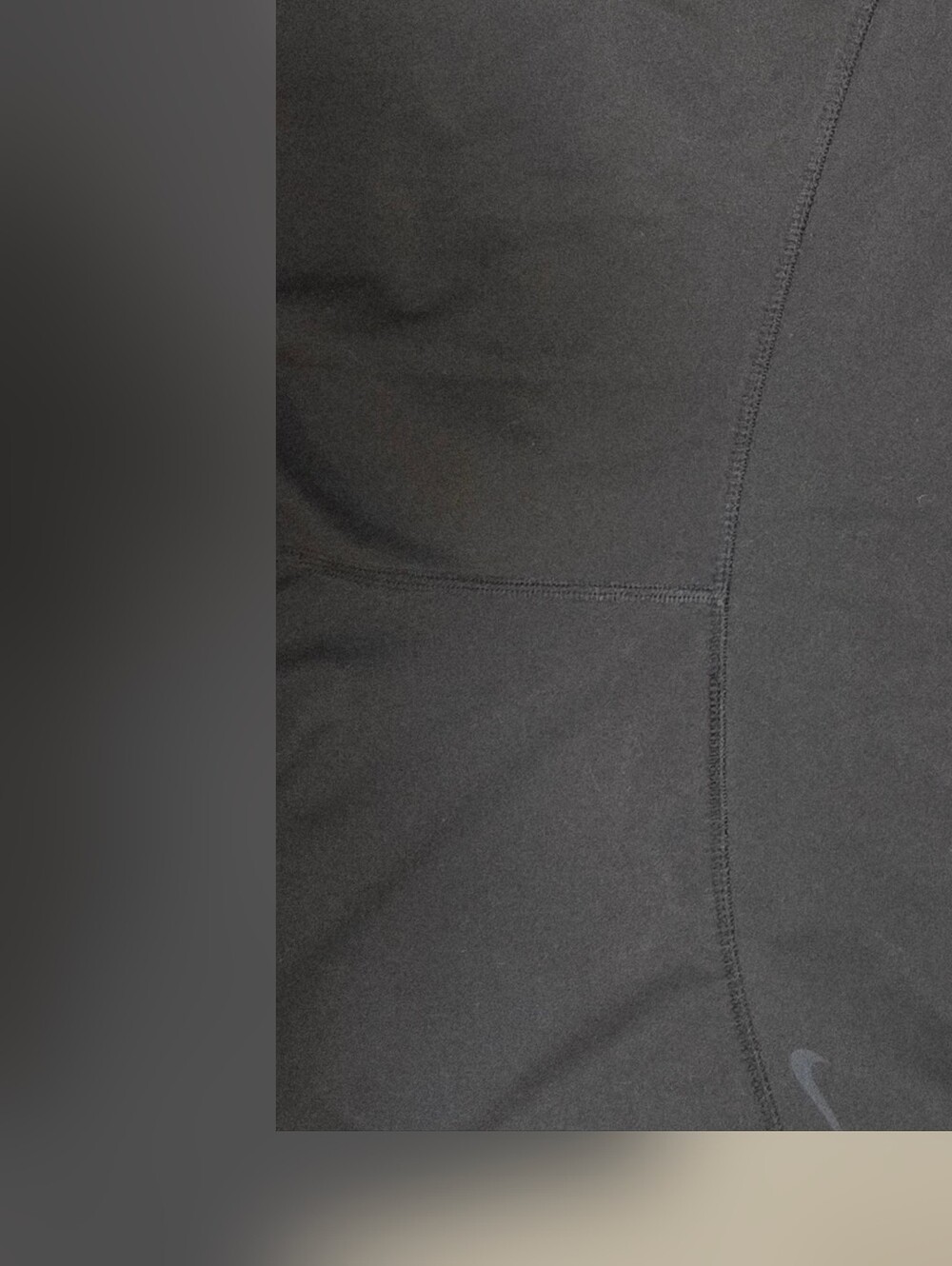 Nike. Black Wide-Leg Crop Yoga Pants - Picture 8 of 9